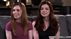 play Zarodniki Scarlett Mae i Madi Collins pojawiają się upał z macochą Lauren Phillips w sprośnym trójkącie lesbijek