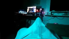play ثلاث عملات الهزاز: نائب الرئيس الرطب والمكثف من خلال الملابس الداخلية الضيقة