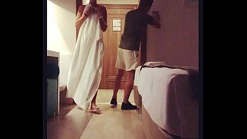 play Xxx movies with the lesbian boss, a colleague comes to her and drags her to bed after sex in the shower